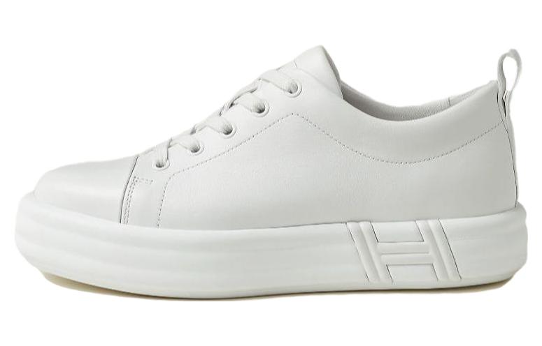 HERMES Кроссовки для скейтбординга Happy Low Top женские белые
