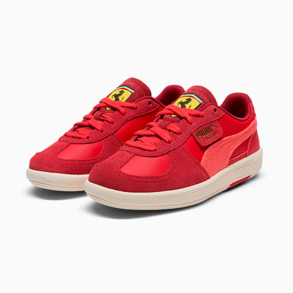 Кроссовки для больших детей Scuderia Ferrari Palermo Puma, красный — фото 4