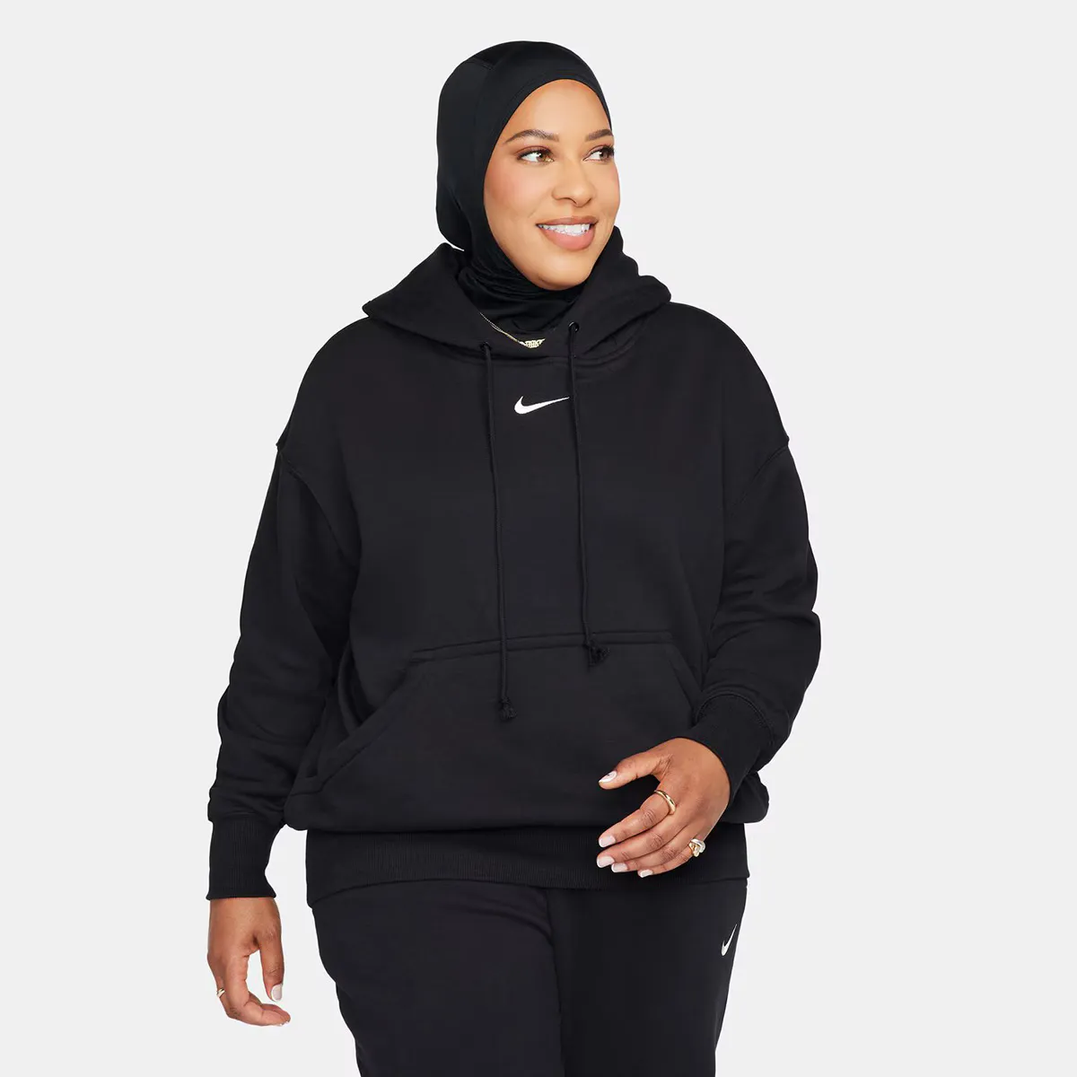 

Женская толстовка Nike Sportswear Phoenix Fleece, черный