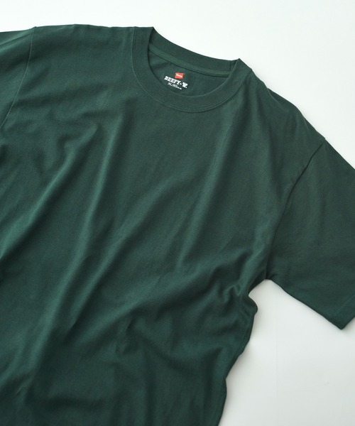 

Футболка Hanes Beefy H5180, хлопок, плотная ткань, зеленый