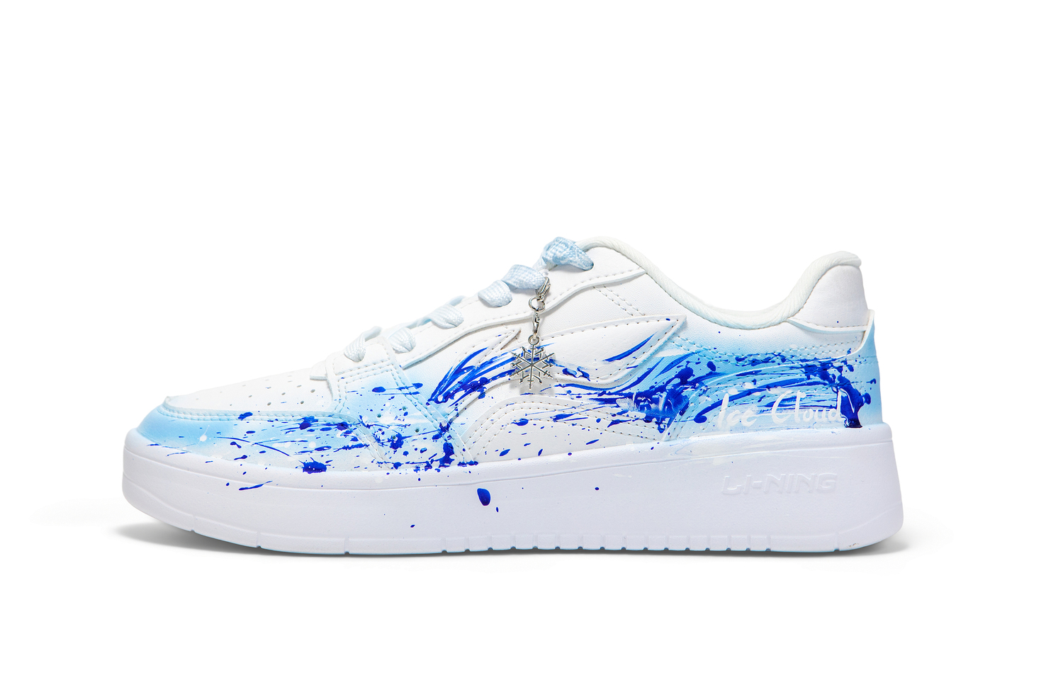 Li Ning Sycee Abrasion Resistant Breathable Coverage Low top Skateboard Shoes для мужчин Li-Ning, синий — фото 3