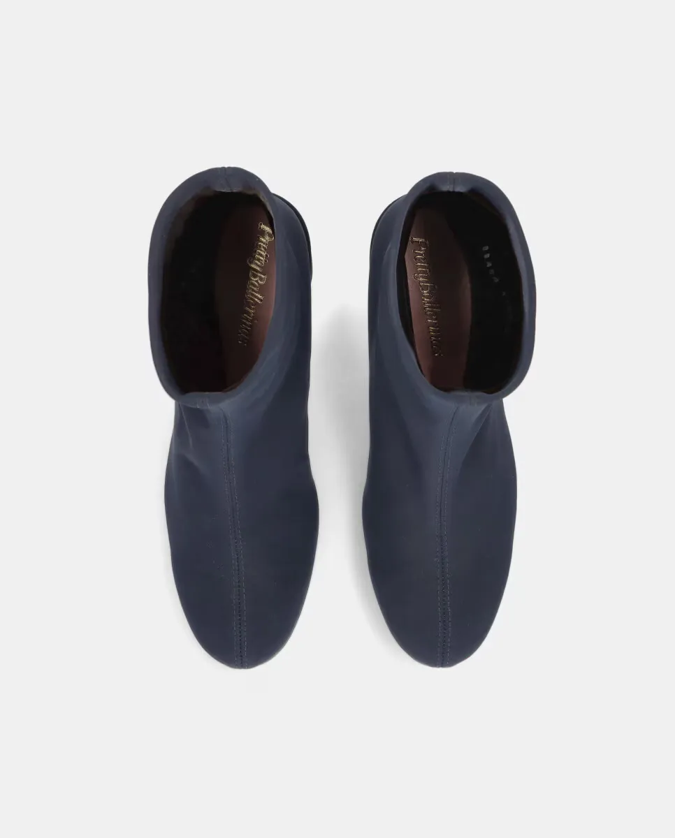 Женские ботильоны из водостойкой эластичной ткани Pretty Ballerinas, темно-синий — фото 3