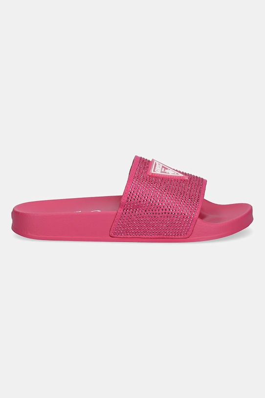 Шлепанцы Beach Slippers Strass Guess, розовый — фото 2