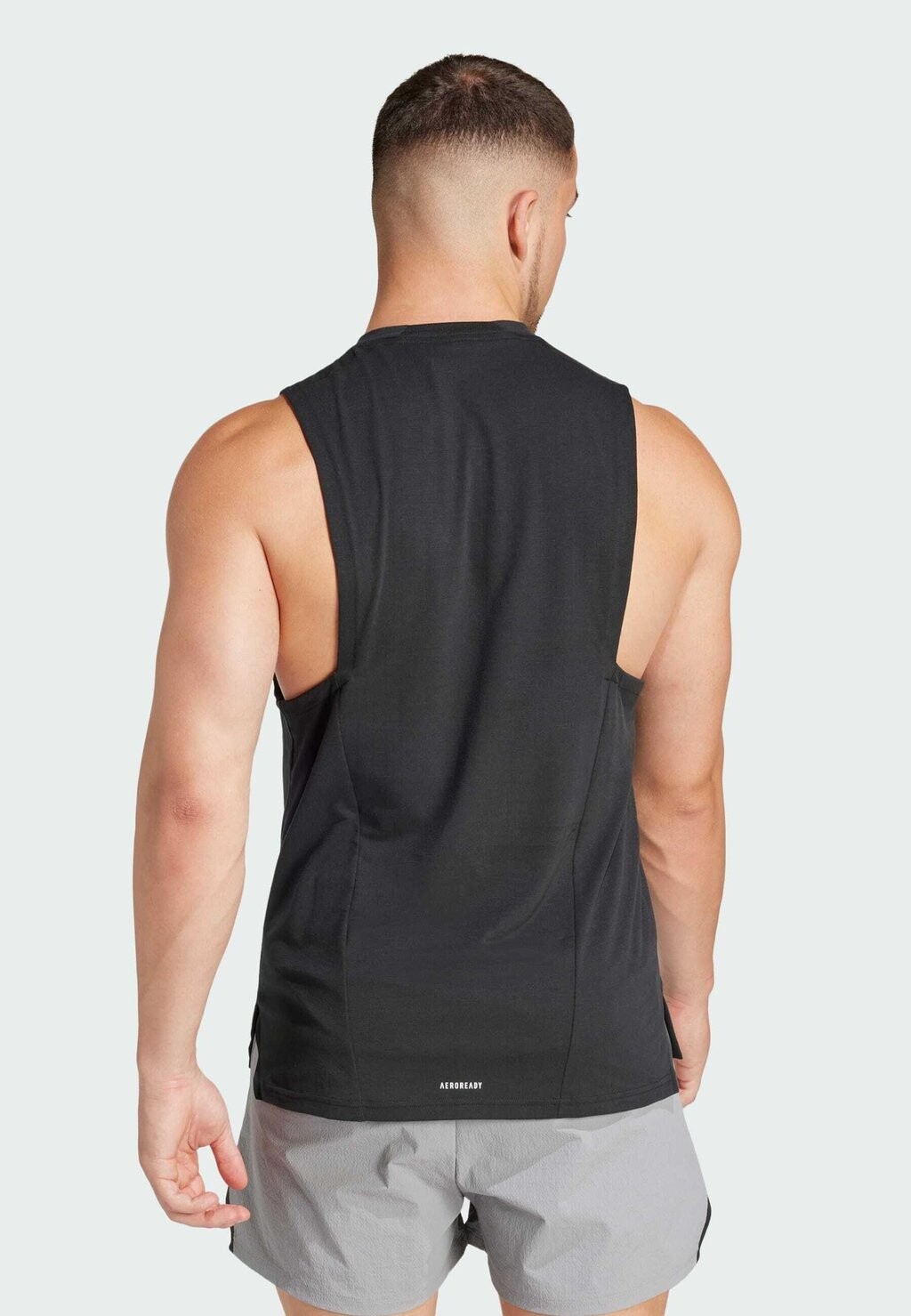 Топ Designed For Training Tank Adidas, черный — фото 2