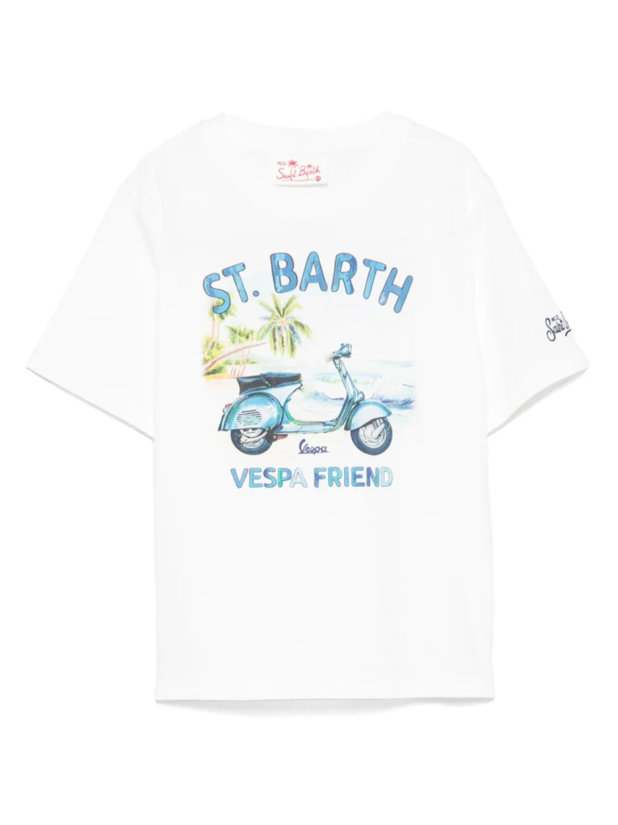 

Футболка Summer Vespa MC2 Saint Barth Kids, белый