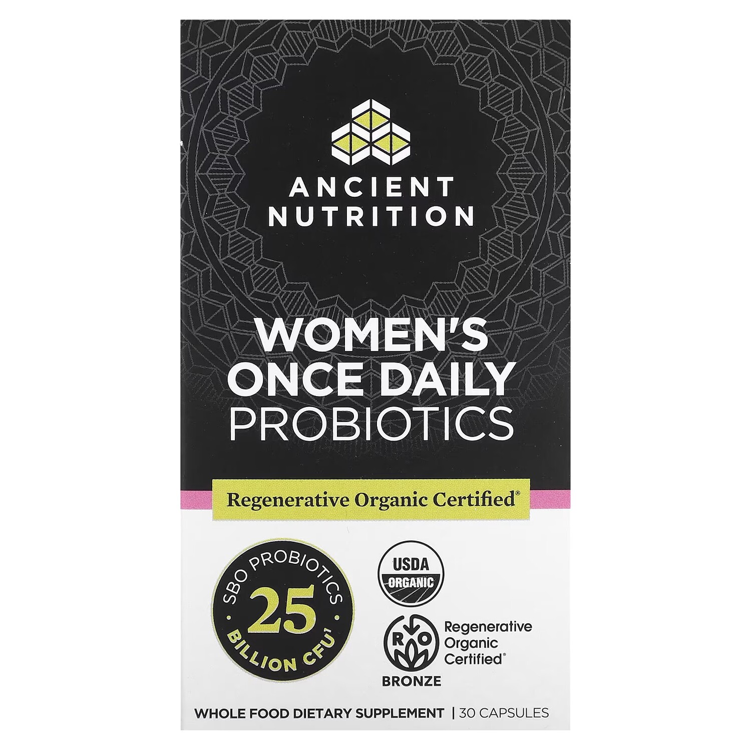 

Пробиотики для женщин Ancient Nutrition один раз в день, 30 капсул