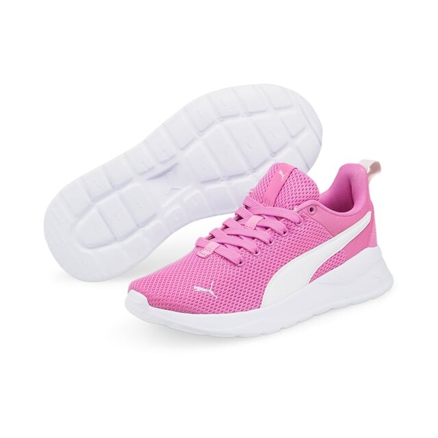 Детские розовые кроссовки Anzarun lite Puma, белый — фото 2