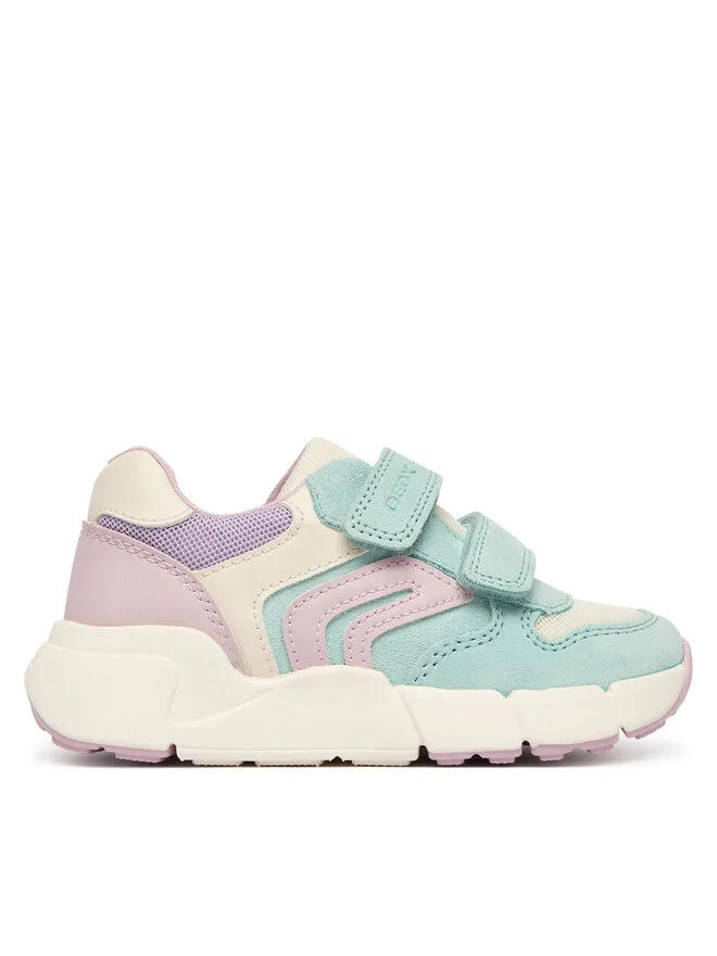Geox Кроссовки B Flexyper Mini Girl B656NA 01422 C3BE8 S бирюзовые