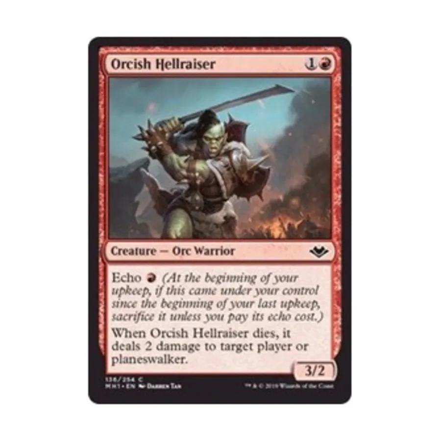 

CCG Оркский «восставший из ада» (клавиша C), MTG - Modern Horizons