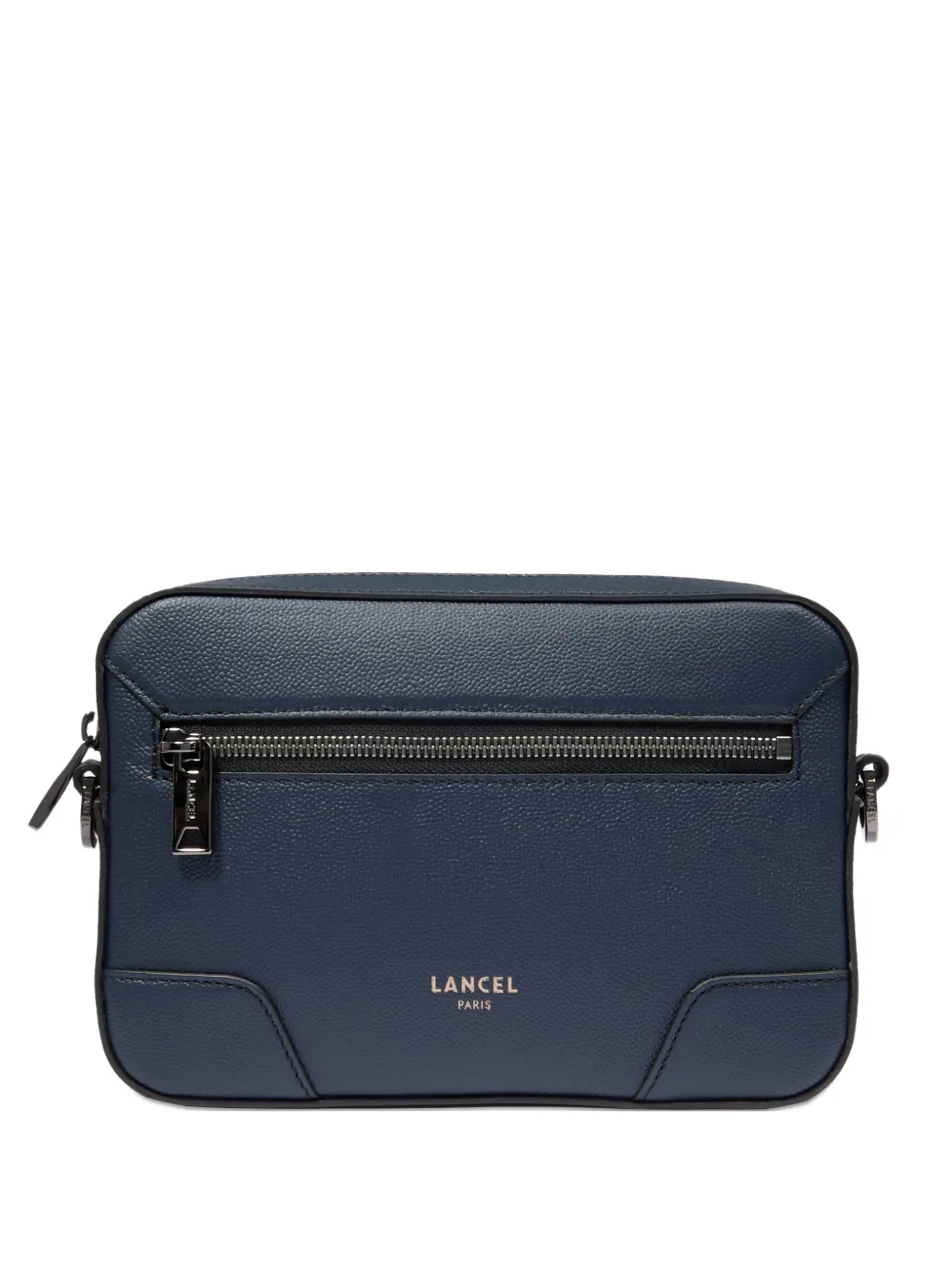 

Кожаная сумка-мессенджер Lancel, синий