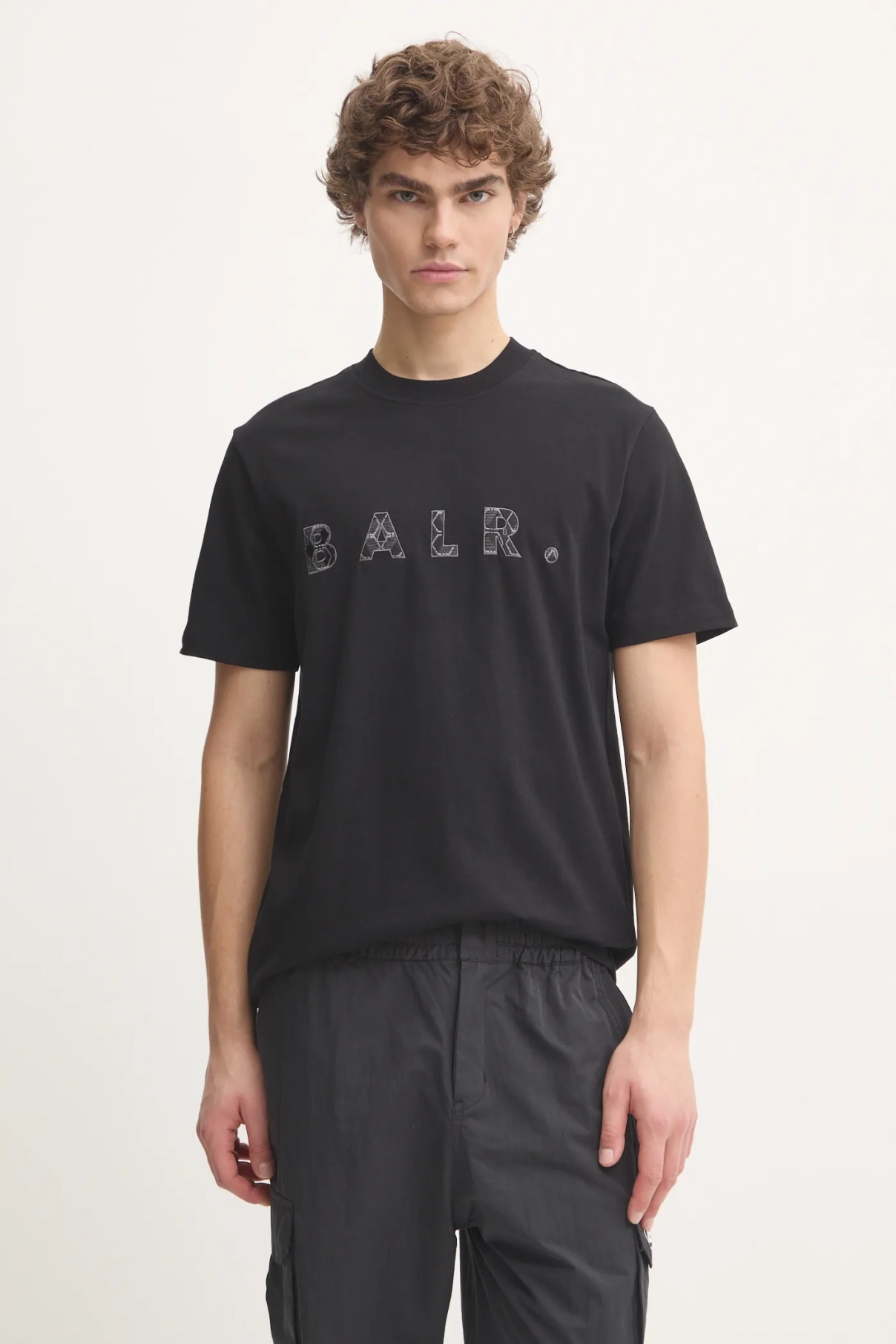 

Хлопковая футболка BALR., черный