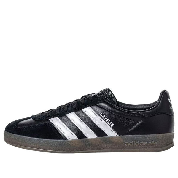 

Кроссовки gazelle indoor 'black matte silver gum' Adidas, черный