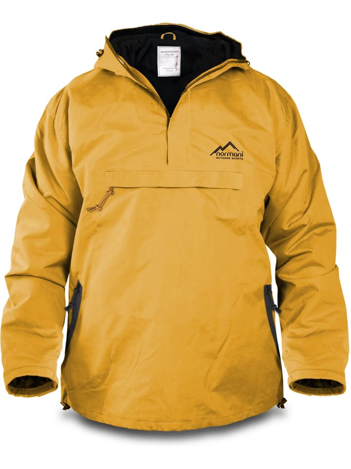 

Normani Outdoor Sports Мужская ветровка Myrsky желто-черного цвета