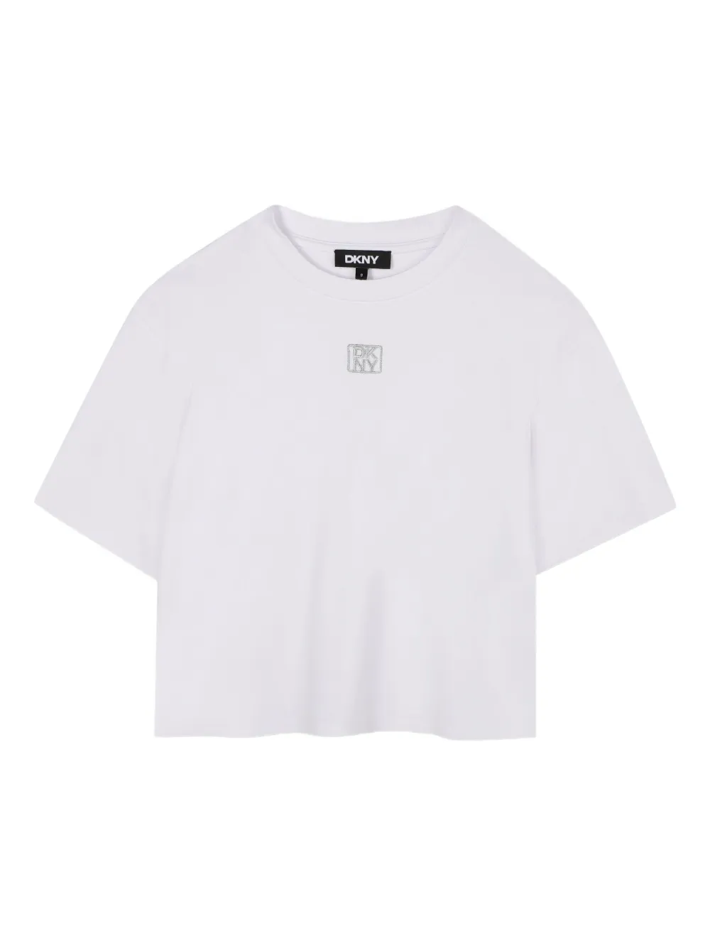 

Футболка с вышитым логотипом Dkny Kids, белый