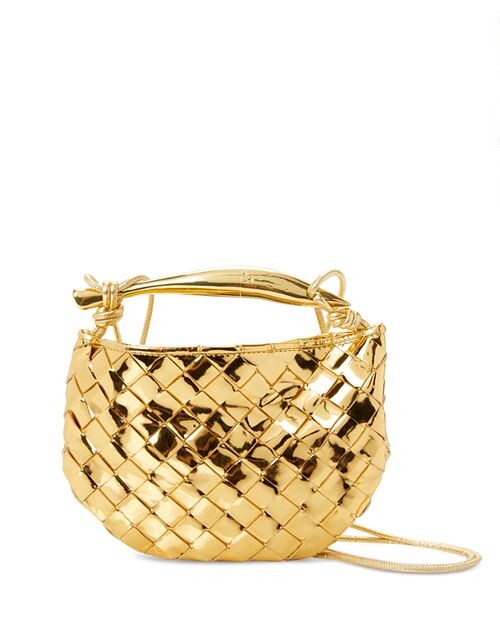 

Мини-сумка с сардинами Bottega Veneta, цвет Gold