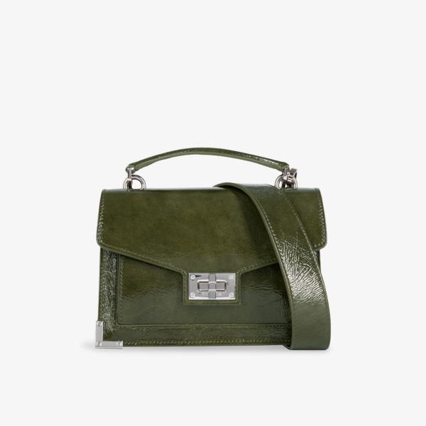 

Сумка замшевая The Kooples Emily, оливковый