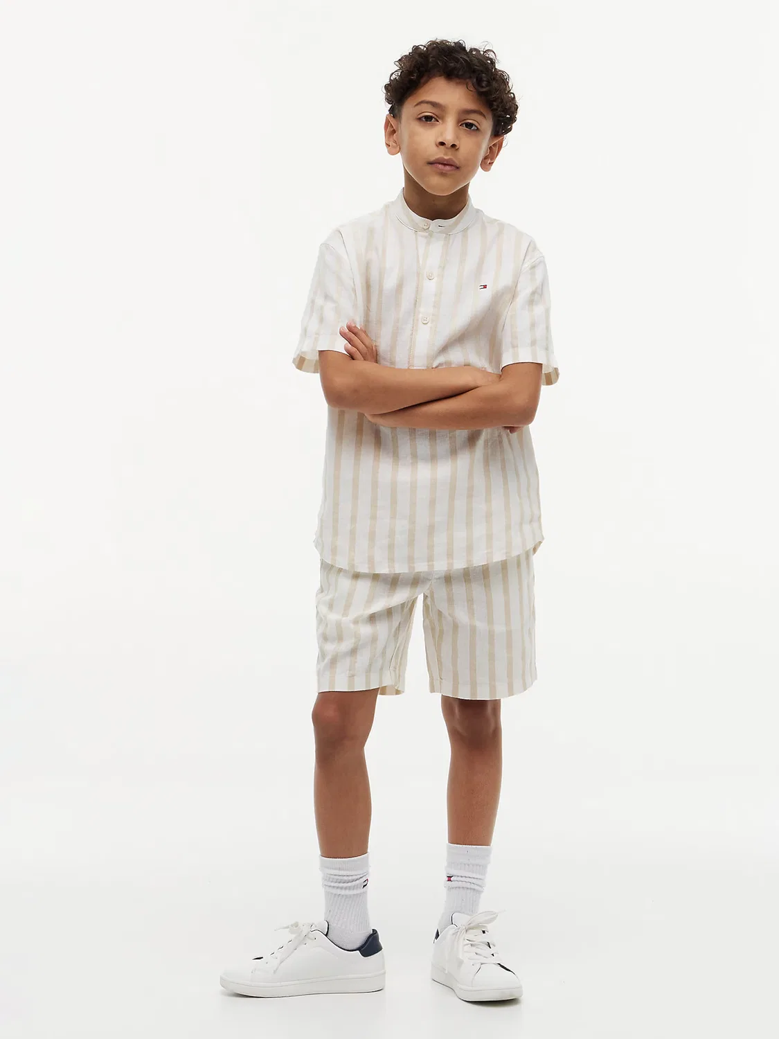 Брюки свободного кроя Tommy Hilfiger, Beige — фото 3
