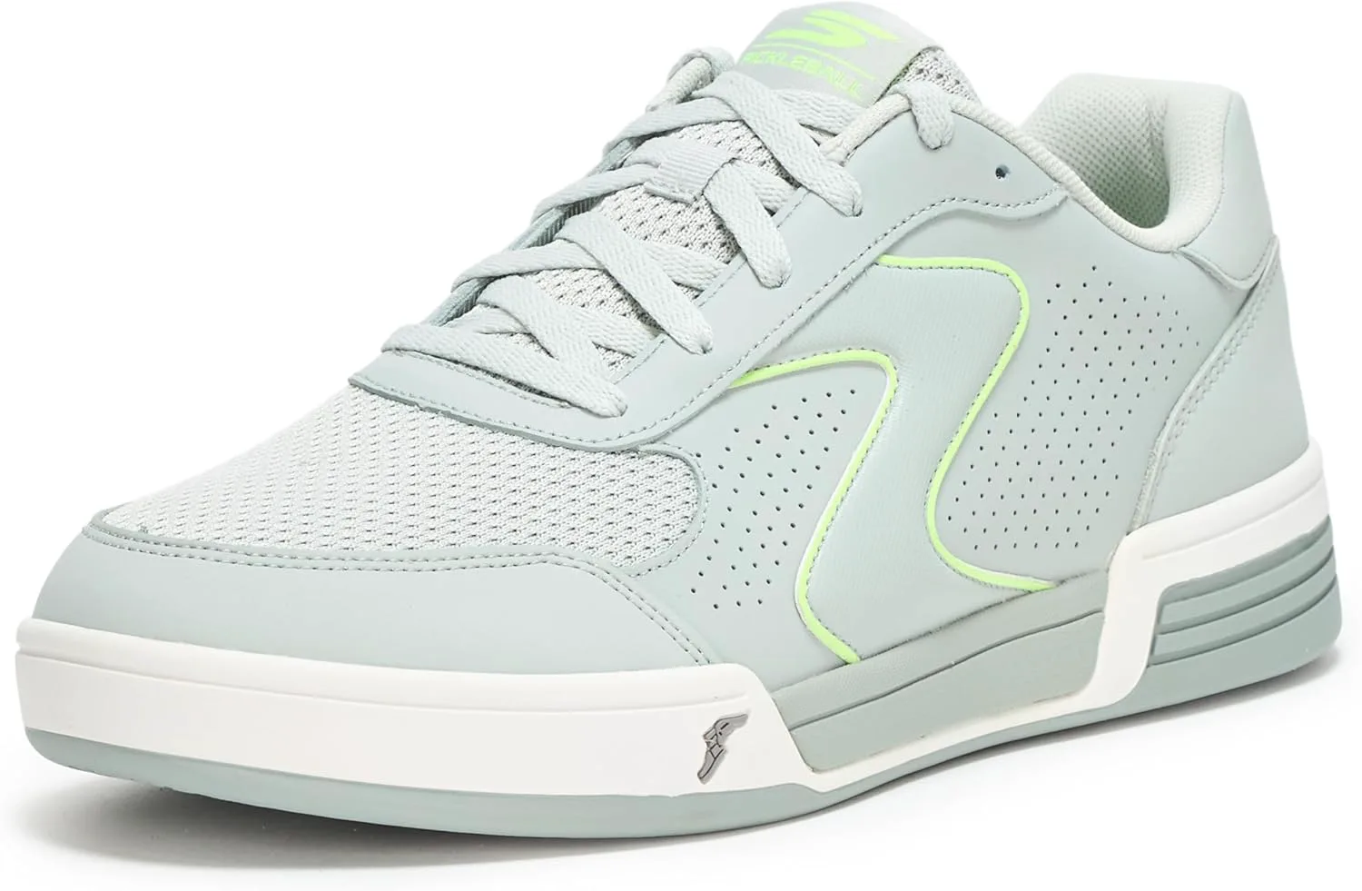 Кроссовки Skechers Viper Court для мужчин - спортивная обувь для игры в пинг-понг и pickleball с поддержкой свода стопы, для использования внутри и на улице, серый