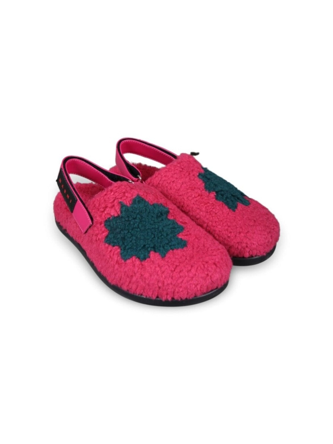 

Marni Kids сандалии из искусственного меха, розовый