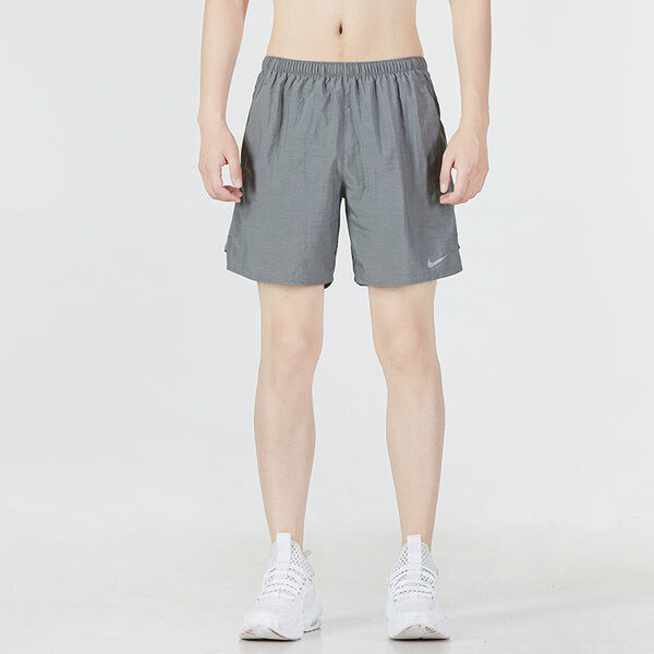 Шорты men's solid color logo athleisure casual sports woven shorts gray Nike, мультиколор — фото 3