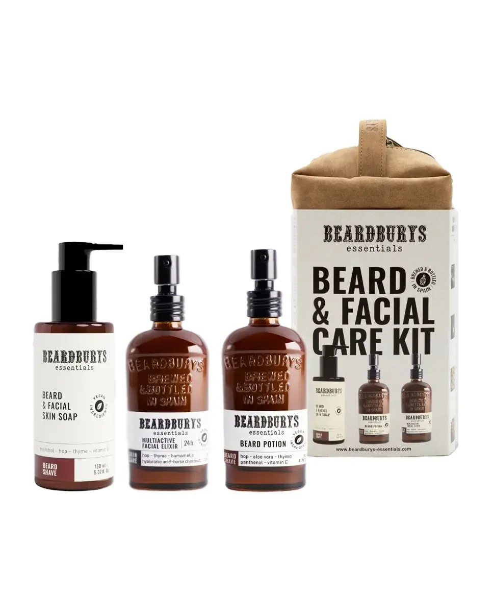 Подарочный набор Beard & Facial Care Beardburys Essentials