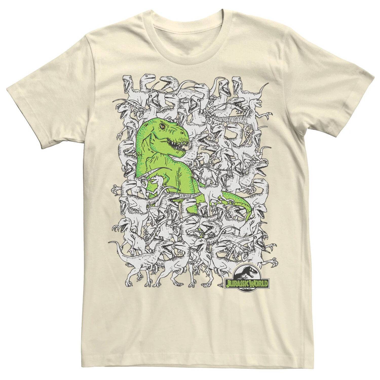 

Мужская футболка Jurassic World Hidden Rex Licensed Character