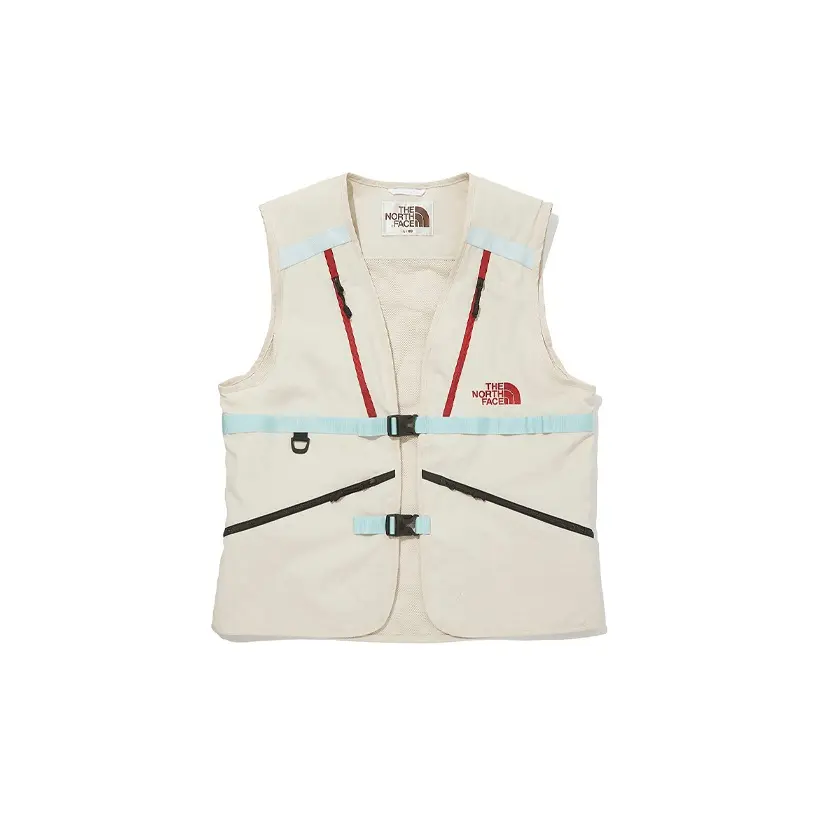 

Жилет унисекс Off White The North Face, кремовый, Бежевый, Жилет унисекс Off White The North Face, кремовый