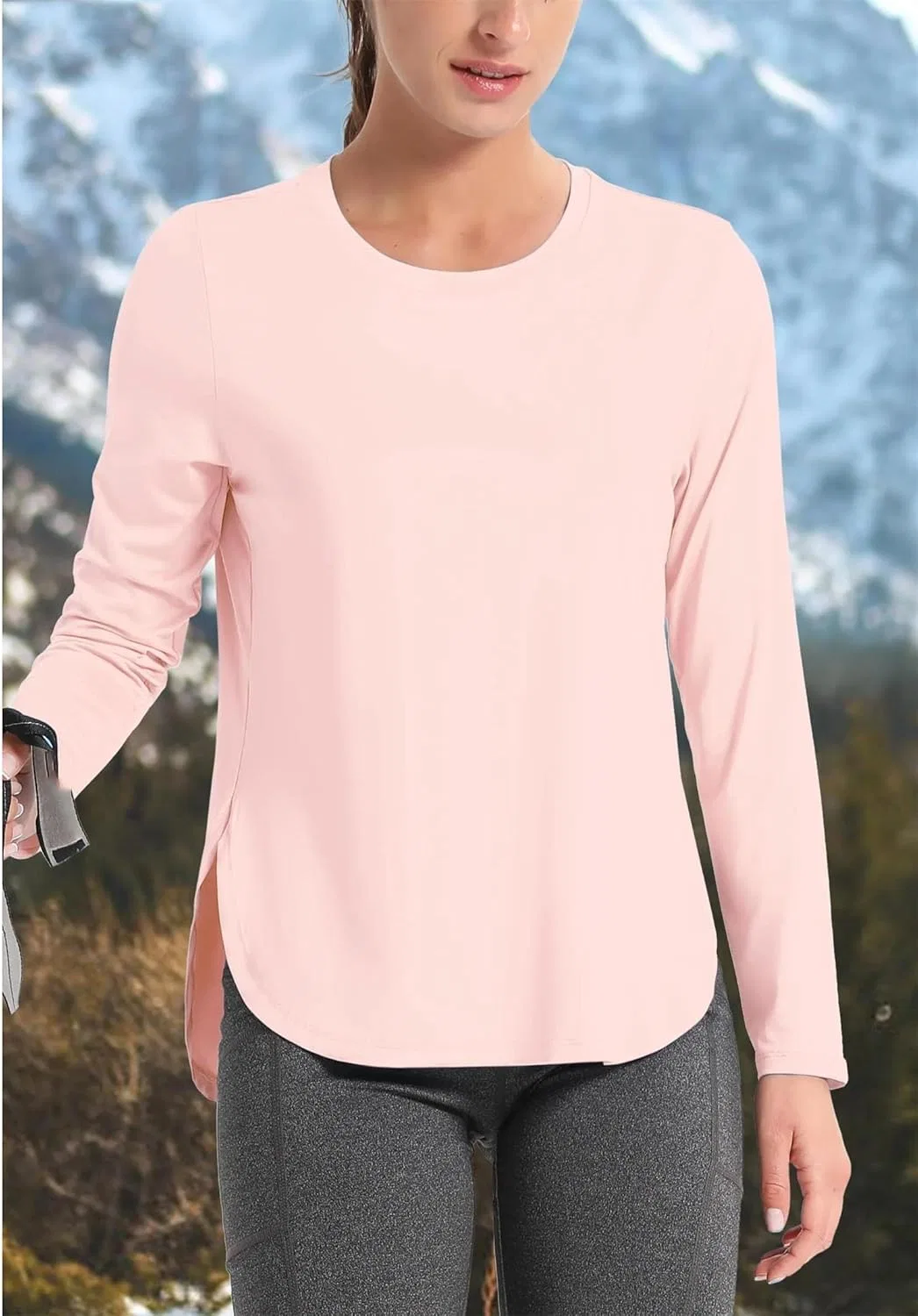 Футболка с длинным рукавом Women Long Sleeve Outdoor Tee, White — фото 3