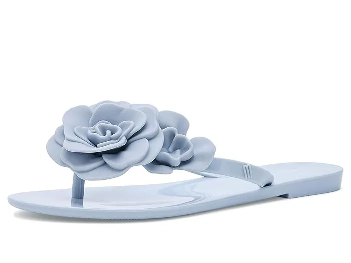 Сандалии с цветочным декором Harmonic Petals Mini Melissa, Light Blue — фото 2