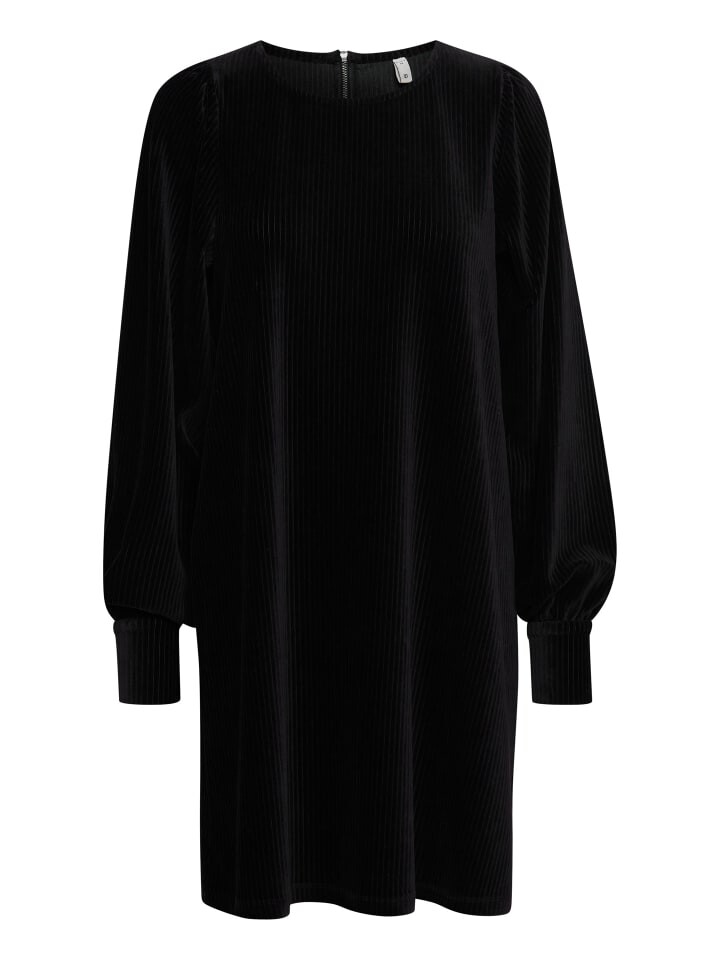 

Короткое платье PULZ Jeans Blusenkleid PZCAMILIA Dress - 50207121 Cordkleid mit Reißverschluss, черный