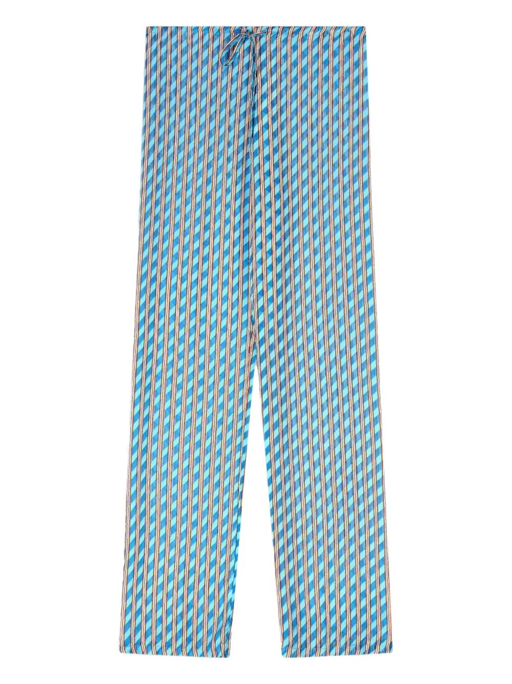 

Брюки с эластичным поясом DRIES VAN NOTEN, синий