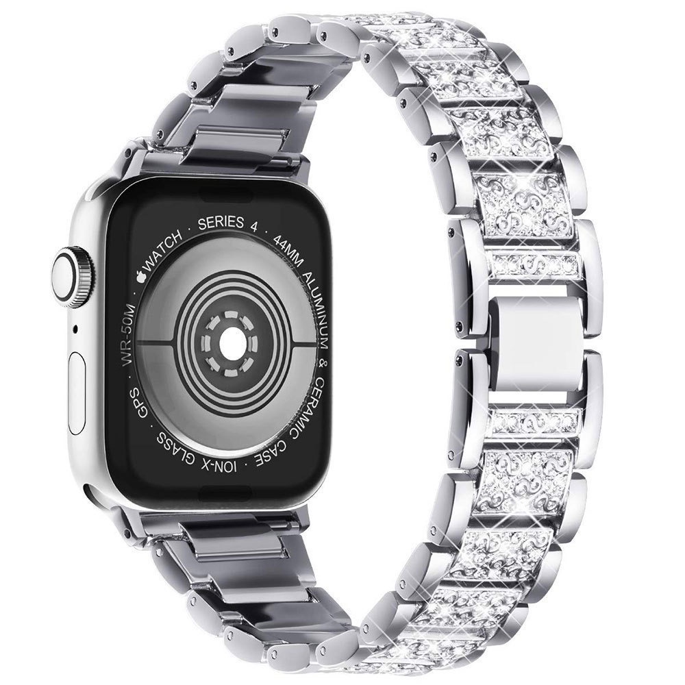 

CHENSONG Часы Strap Apple Compatibility Metal, Silver