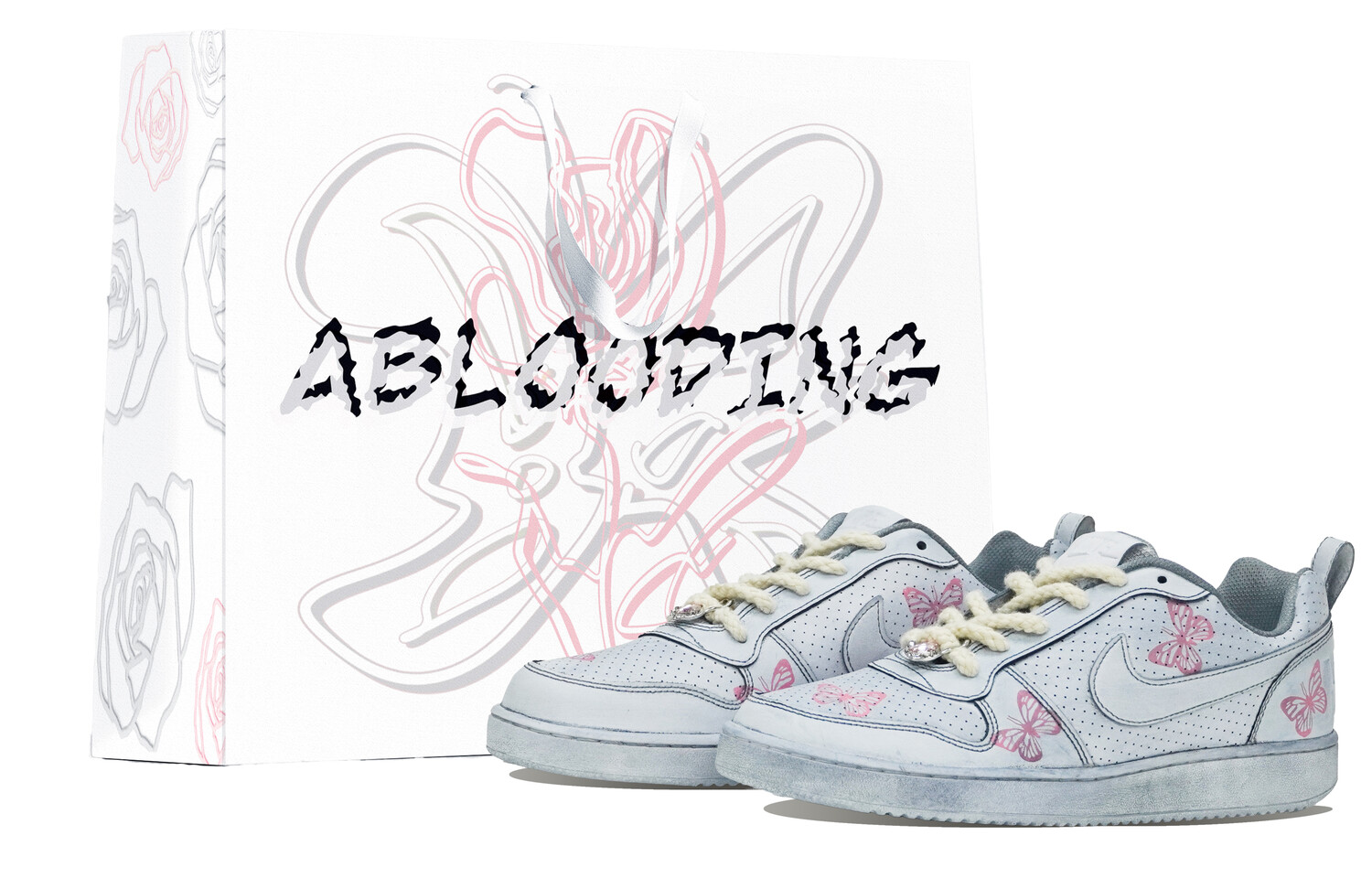 

Кроссовки Nike Court Borough Skateboard Shoes Women's Low-Top Pink, Розовый, Кроссовки Nike Court Borough Skateboard Shoes Women's Low-Top Pink