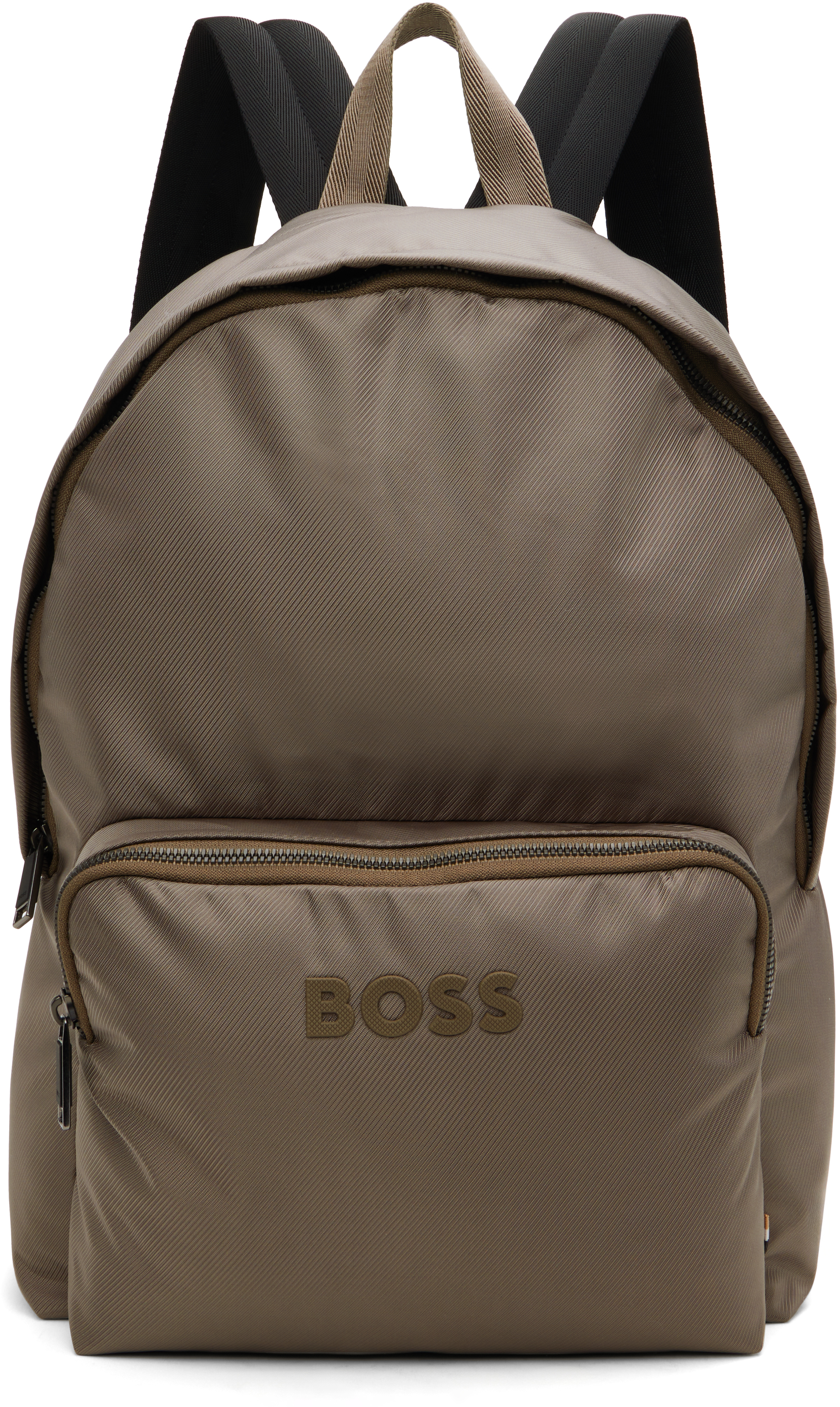 

Рюкзак цвета хаки с контрастным логотипом BOSS