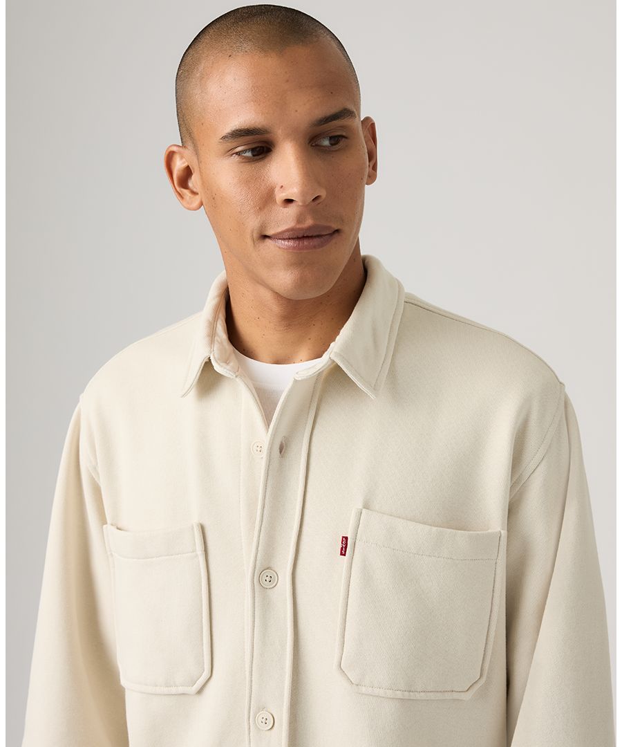 Мужская рабочая рубашка с длинными рукавами Norwood Levi's, Cream — фото 2