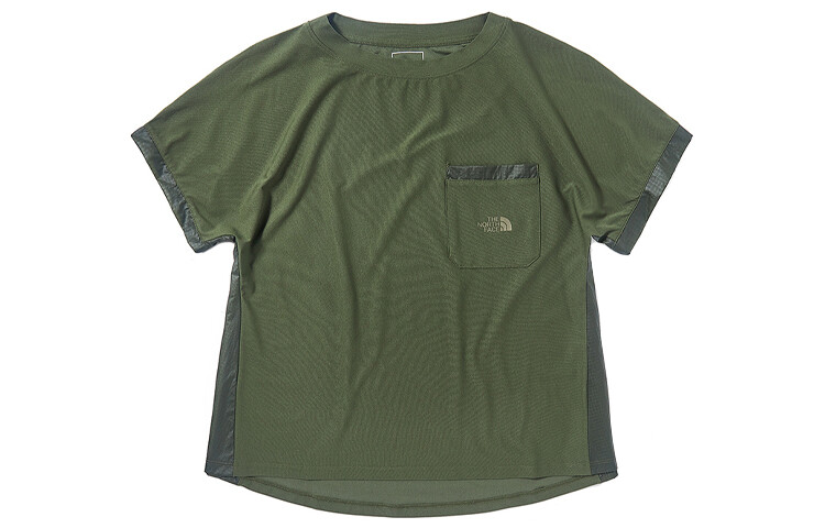 

Футболка женская армейского зеленого цвета The North Face