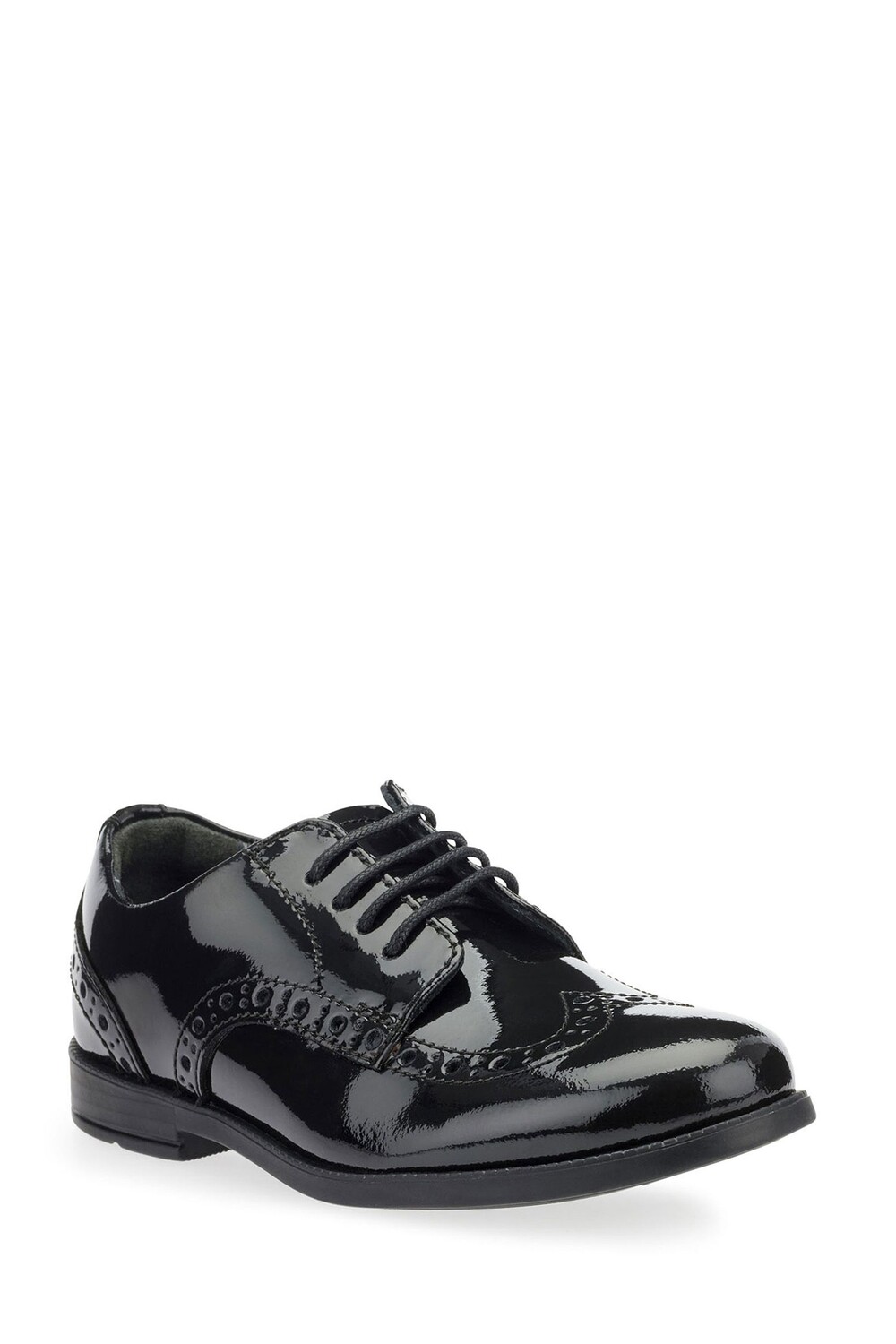 

Черные школьные туфли Start-Rite Brogue Pri со шнуровкой из лакированной кожи F Fit Start Rite, черный