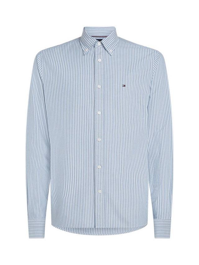 

Оксфордская рубашка Heritage из хлопковой смеси Regular Fit в полоску Tommy Hilfiger, Blue/White