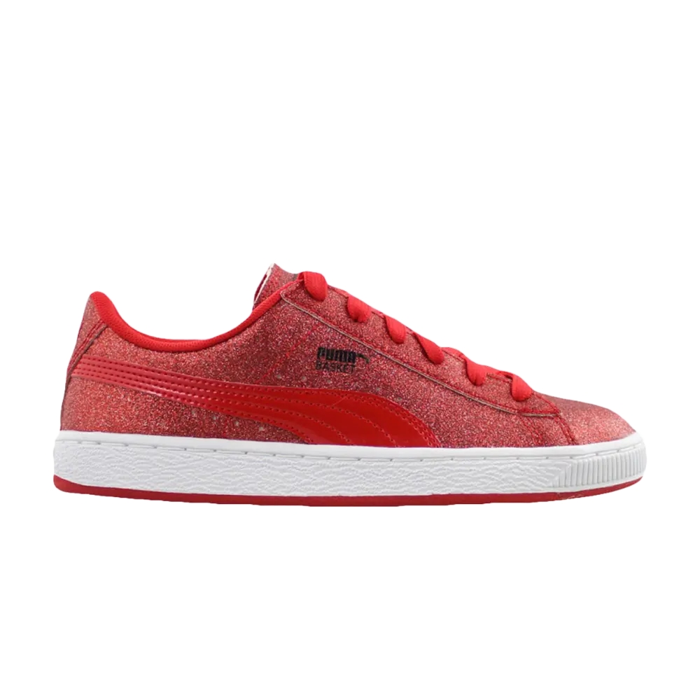 Кроссовки Basket JR Puma, красный