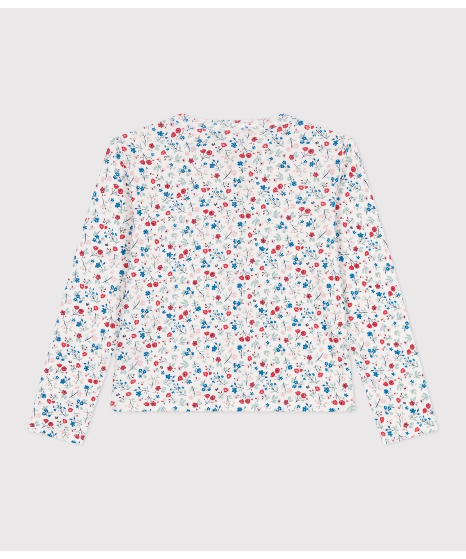 Кардиган PETIT BATEAU, Off-white/multicolor — фото 3