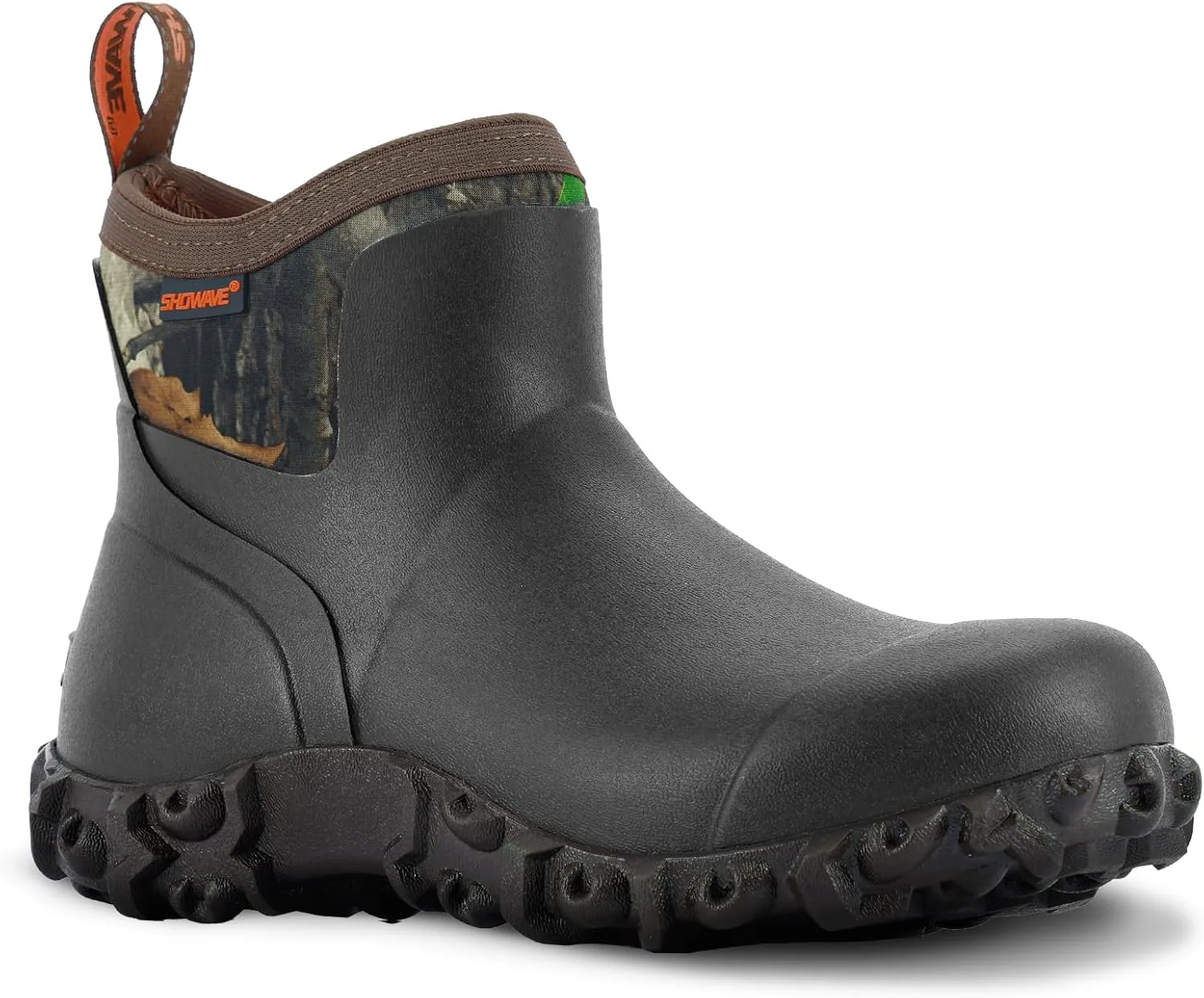 

Мужские водонепроницаемые резиновые ботинки Showave до щиколотки, устойчивые к скольжению, для работы в саду и на улице в грязную погоду