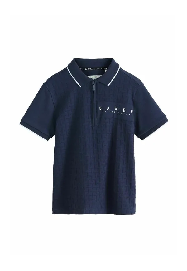 Текстурированная рубашка-поло стандартного кроя Baker By Ted Baker, Navy
