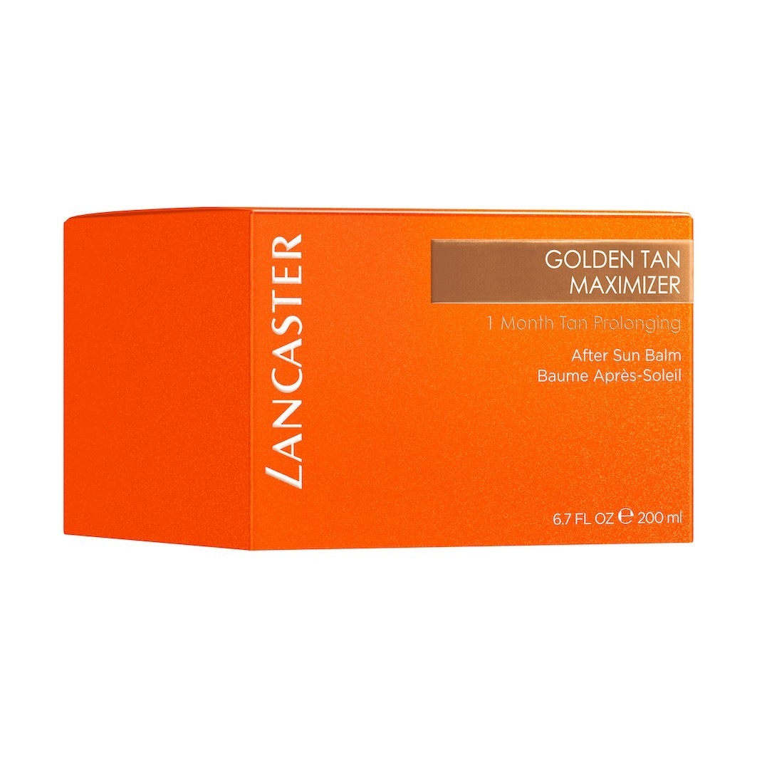 Средство после загара sun care golden tan maximizer after sun balm Lancaster, объем 200 мл — фото 3
