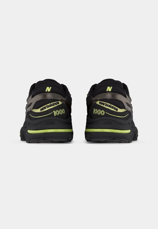 Кроссовки u1000 New Balance, Black Metallic/Dry Lime — фото 4