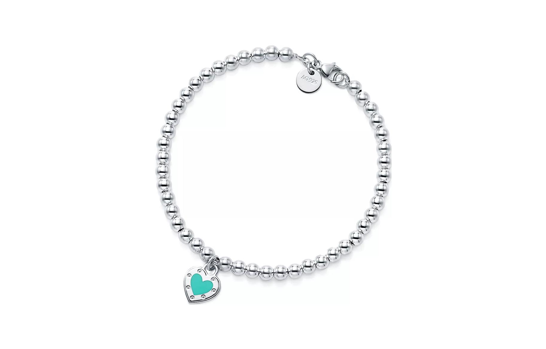 

TIFFANY & CO. Возвращение в Тиффани Коллекция 925 Серебряный браслет Women's
