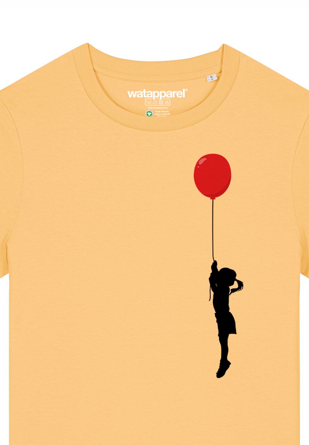 

Футболка с принтом MIT LUFTBALLON watapparel, желтый