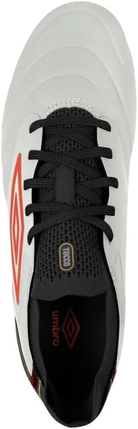 Мужские бутсы Umbro Tocco 5 Pro FG, светло-серый/красный/черный — фото 4