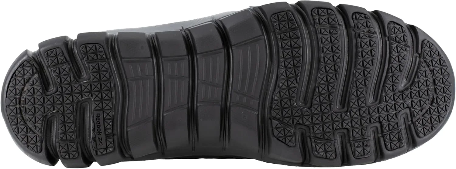 Мужские рабочие кроссовки Reebok Work Sublite Cushion Mid Electrical Composite Toe Work/Duty - серые — фото 2