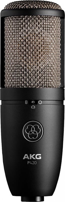 

Конденсаторный микрофон AKG P420 Perception 420 Multi-Pattern Large-Diapraghm Condenser Microphone