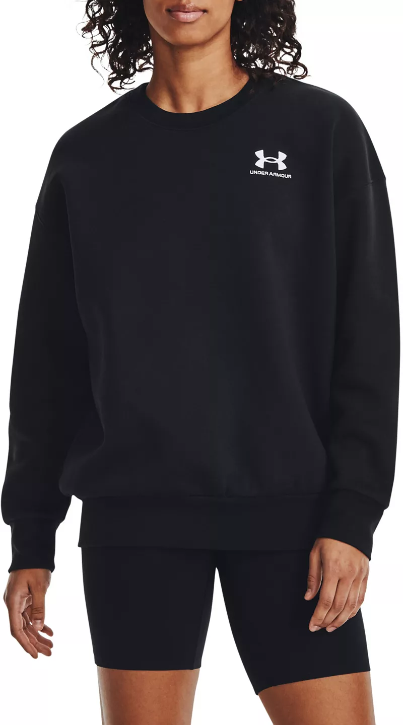 

Женская флисовая футболка оверсайз Under Armour Icon, черный